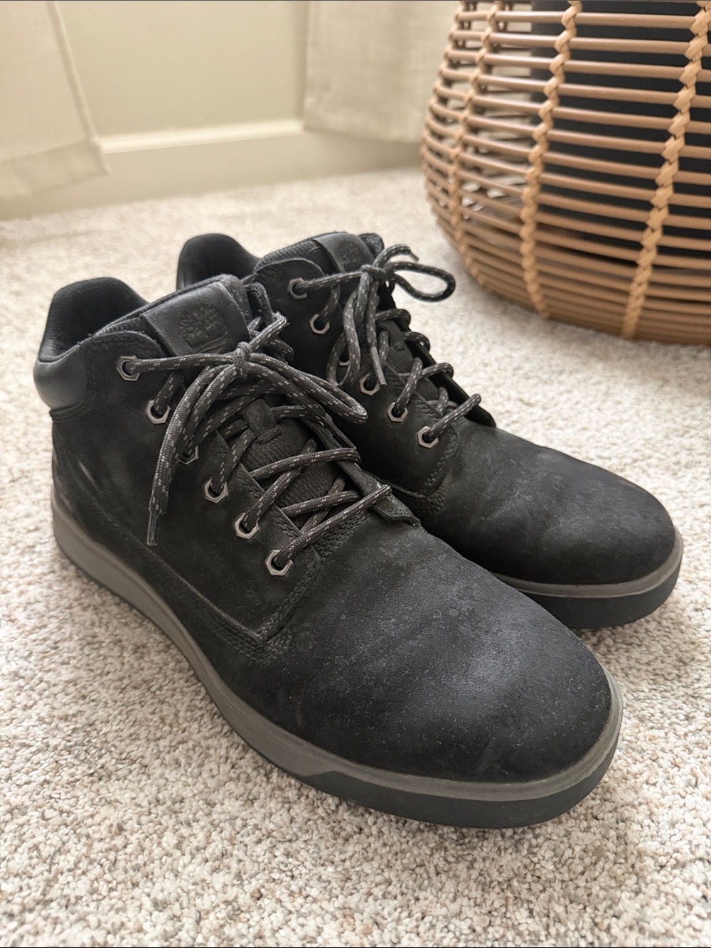 Timberland Men's Black Suede Chukka Boots